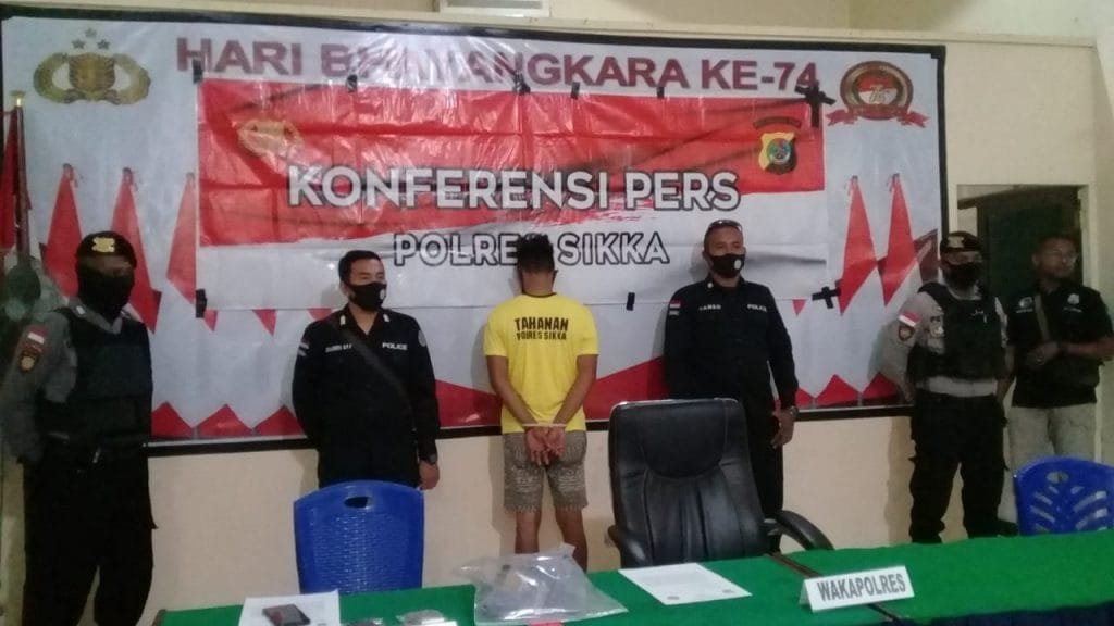 Pengguna Yang Ditangkap Di Sikka Sembunyikan Sabu Dalam Bungkus Rokok