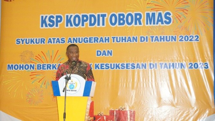 Pesan Nataru Bersama Kopdit Obor Mas Syukur Jadi Kunci Keberhasilan