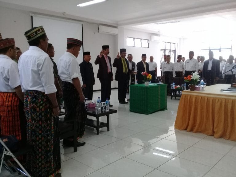 Bupati Agas Andreas Lantik Dua Pejabat Eselon II Matim