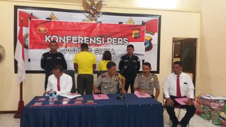 Diduga Miliki Sabu 0,04 Gram, Polisi Amankan Dua Warga asal Sikka dan Makassar