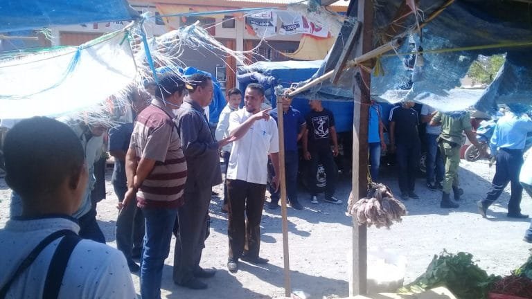 Usai Diprotes Warga, DPRD Matim Tinjau Batas Tanah di Pasar Borong