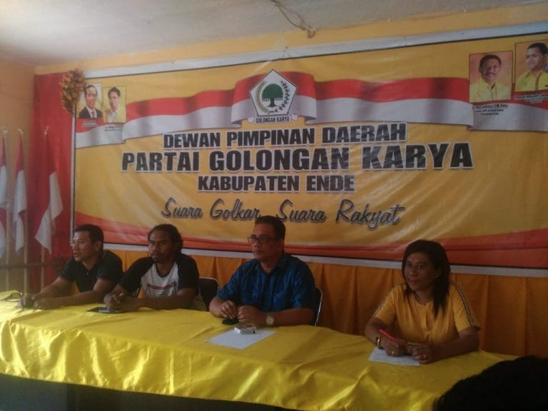 HUT Partai Golkar di Ende, Heri Wadhi: Kami Siap Gandeng Kaum Milenial