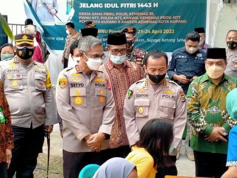 Kapolda NTT Pantau Program Vaksinasi Covid-19 Jelang Idul Fitri