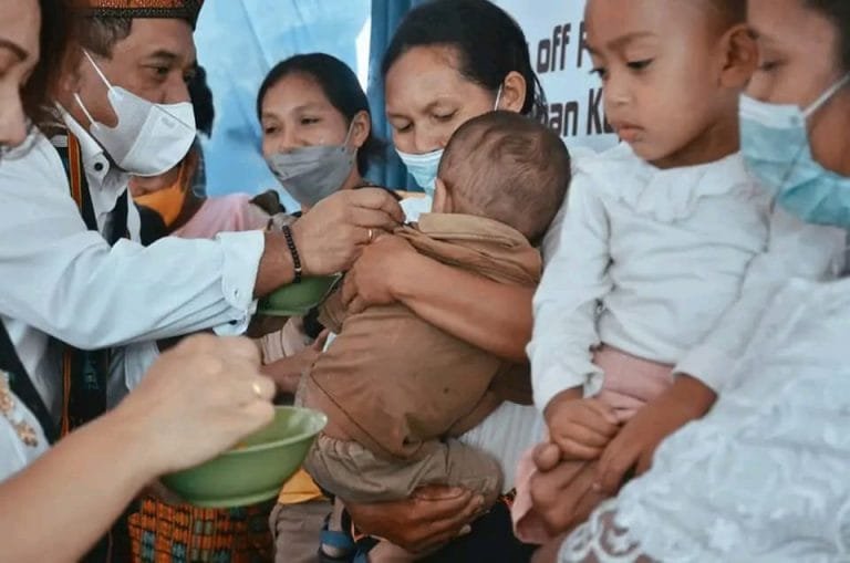 Peduli Stunting, Bupati Manggarai Apresiasi Bank NTT