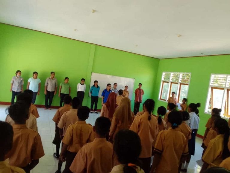 54 Peserta Didik Angkatan Perdana SMP Negeri Nangahale Ikut MPLS
