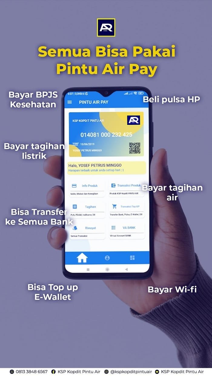 Ini Kemudahan Bertransaksi di Pintu Air Pay