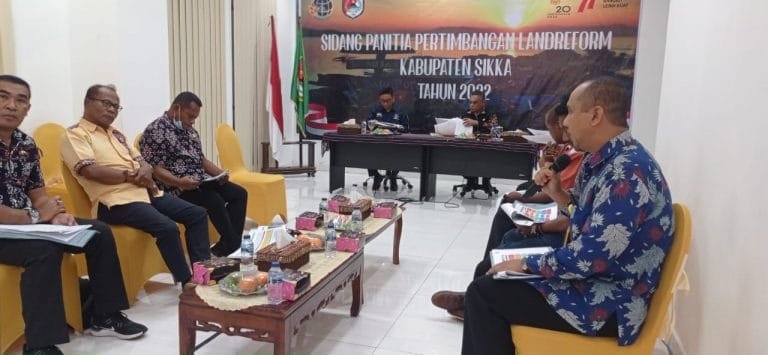 Kantor Pertanahan Sikka Targetkan Sertifikasi Tanah Redis 1.000 Bidang