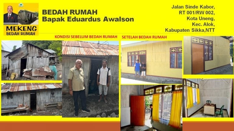 Program ‘Mekeng Bedah Rumah’ Bantu Masyarakat Miliki Rumah Layak Huni