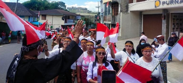 Parade Merah Putih, Cara Warga Kelurahan Pau Rayakan Hari Kemerdekaan