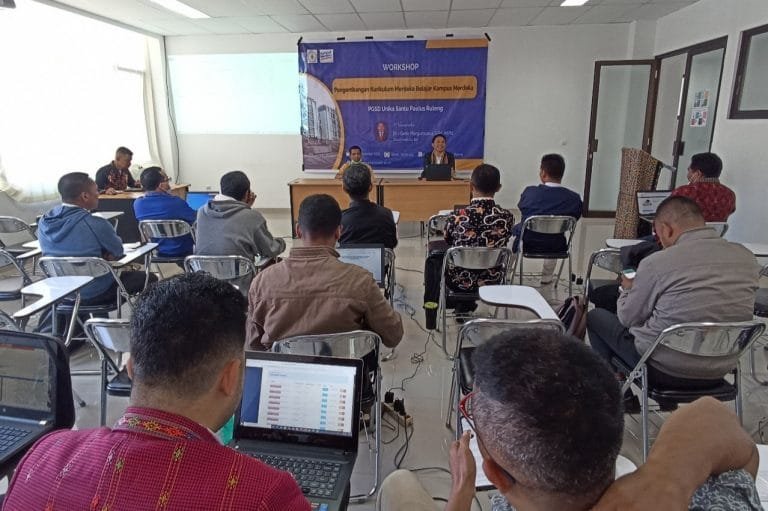 Ikuti Workshop, Dosen PGSD Unika St. Paulus Ruteng Mesti Hasilkan Pedoman Implementasi Kurikulum MBKM
