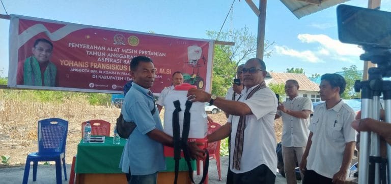 Perjuangan Ansy Lema, Bantu Alsiltan bagi Petani di Lembata