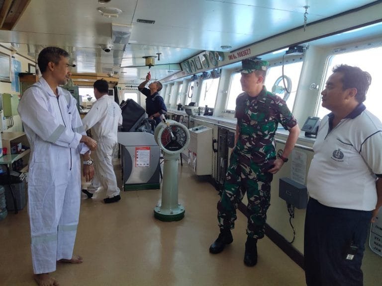 Cegah Laka Laut, Danlanal Maumere Sidak Pelabuhan Lorens Say