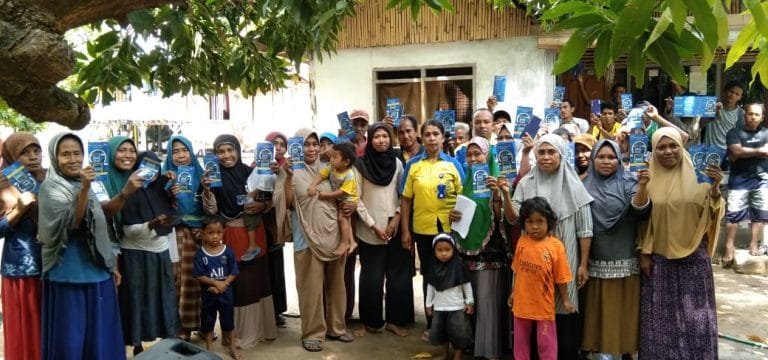 Warga Pulau Besar-Sikka Antusias Gabung Jadi Anggota Pintu Air