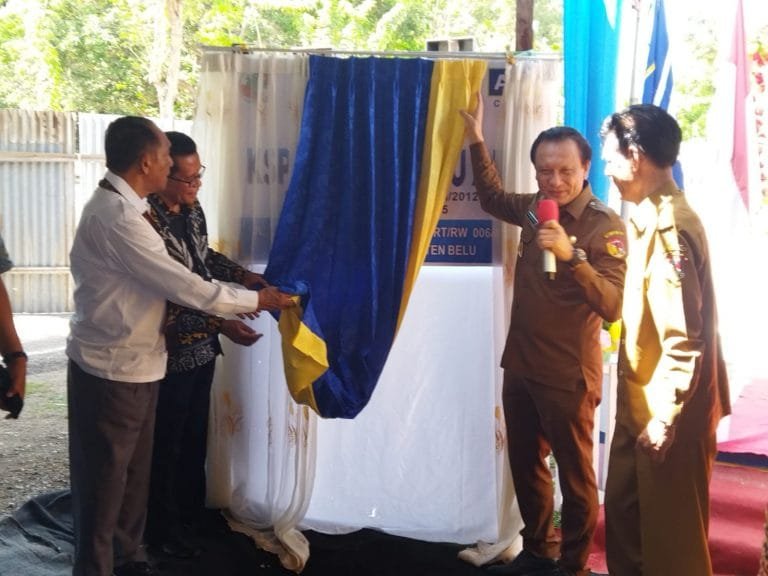 Resmikan Kantor Cabang Mota’ain, Bupati Belu: Pintu Air Luar Biasa