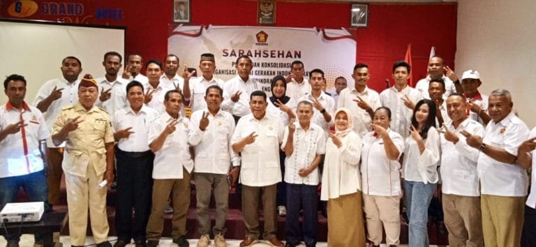Sarasehan di Ende, Gerindra NTT Dorong Maksimus Deki Caleg DPR RI