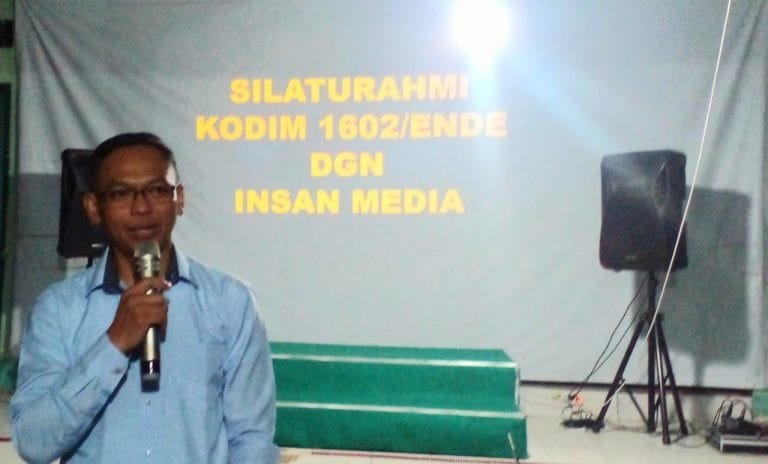 Dandim Ende Ajak Awak Media Turut Bangun Daerah