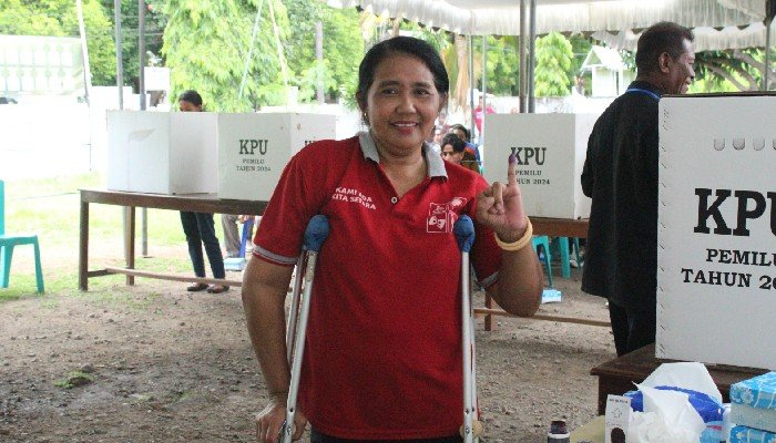 Akses Pemilih Disabilitas di Maumere1