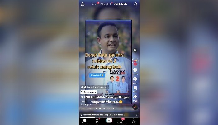 (Hoaks) Pidato Anies Baswedan Ajak Coblos Prabowo-Gibran1