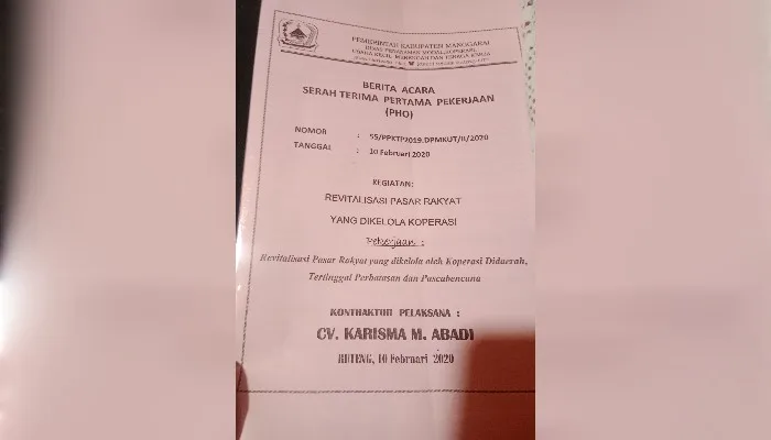 Lima Tahun Endap Tidak Dibayar, Direktur CV Karisma Muliya Abadi Tagih Uang Sisa Pekerjaan ke Pemda Manggarai