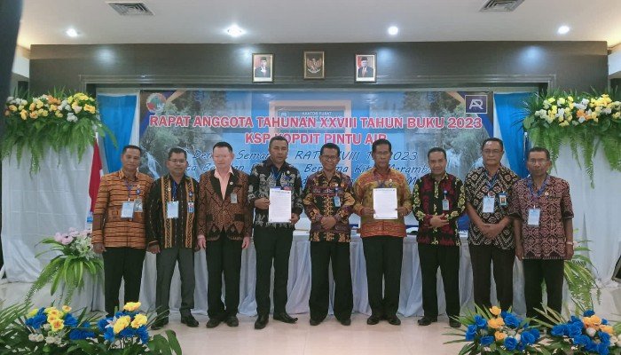 Peserta RAT Terima Laporan Pertanggungjawaban Pengurus dan Pengawas Kopdit Pintu Air1