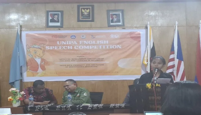 AI dan Pendidikan Jadi Tema Lomba Pidato Bahasa Inggris Unipa Maumere