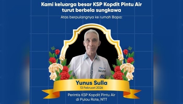 Kopdit Pintu Air Berduka, Perintis di Pulau Rote Yunus Sulla Wafat