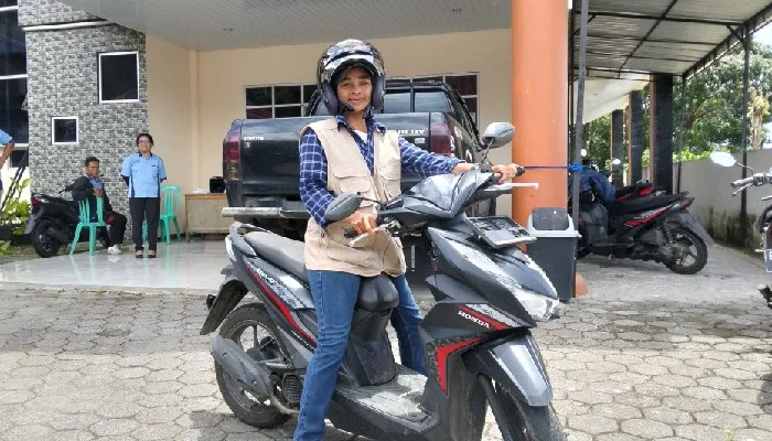 Wilfrida Inut, Anggota Kopkardios yang Mengais Rezeki dari Ojek