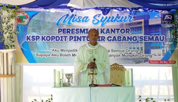 Romo Philip Sebut Solidaritas dan Kasih Hidupkan Kopdit Pintu Air Semau