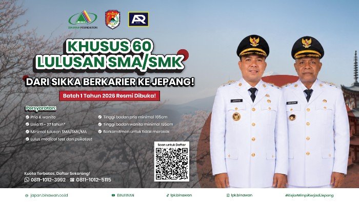Gandeng Kopdit Pintu Air, Pemkab Sikka Buka Peluang Kerja ke Jepang dan Eropa